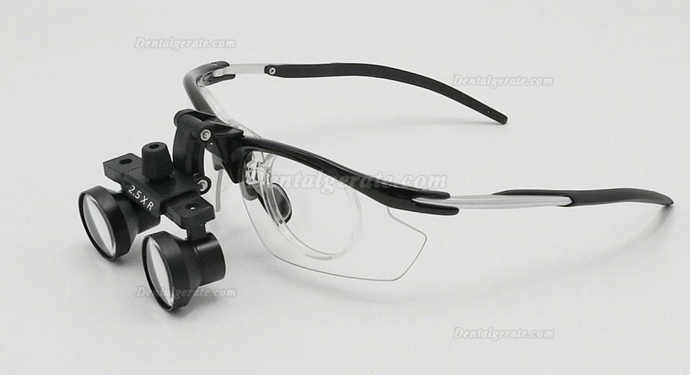YUYO DY-111 2.5X Dental Binokularlupen Medizinische Lupe Demontage Antifogging Lupe